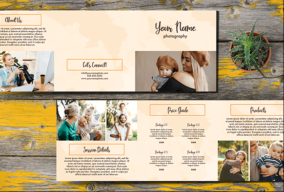 free photography brochure template