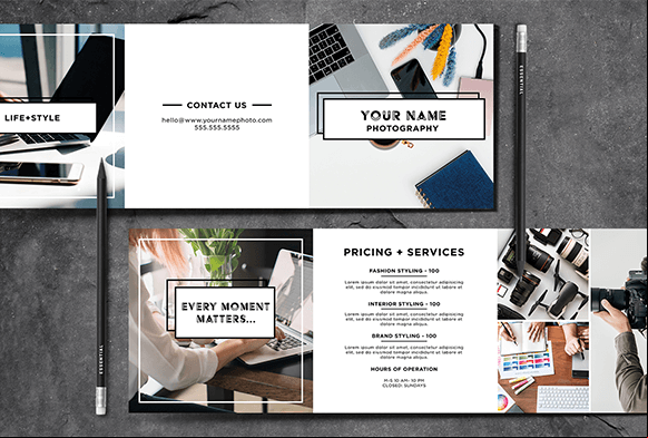 photography brochure template free