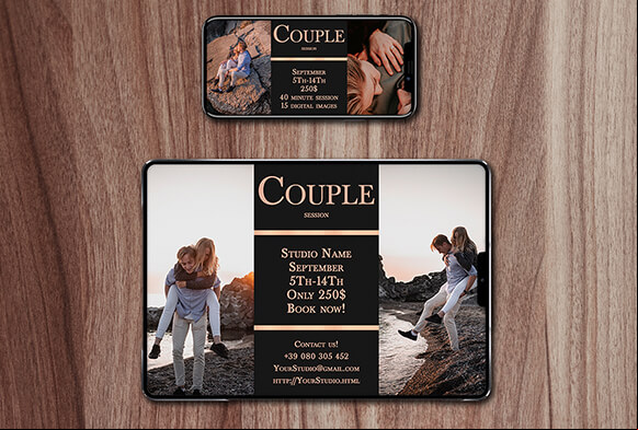 mini session templates free