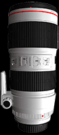 canon ef 70-200mm f/2.8l es lente usm para cámara canon