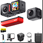 insta360 one rs twin edition creator kit for motorcycle helmet camera