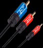 shd rca to 2rca subwoofer cables
